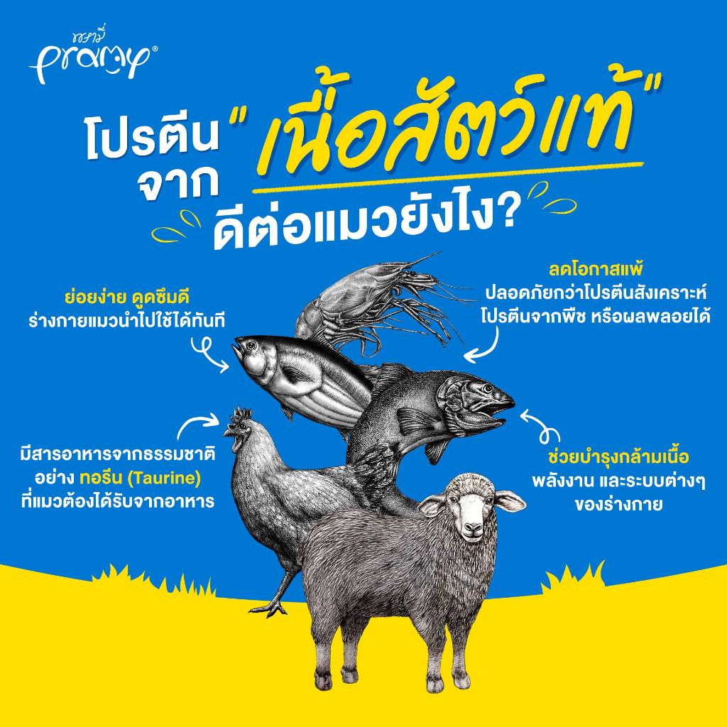 Pramy Carnivore อาหารเม็ดแมวพรามี่ คาร์นิวอร์ สูตรเน้นเนื้อแท้ ยกกระสอบ ขนาด5.6-7Kg. - รูปที่ 5