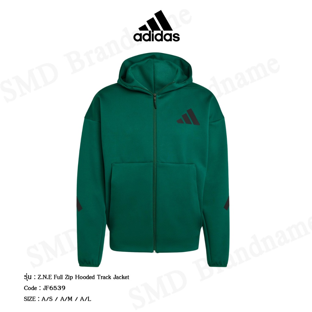 Adidas เสื้อแจ็คเก็ตแขนยาว รุ่น Z.N.E Full Zip Hooded Track Jacket Code: JF6539