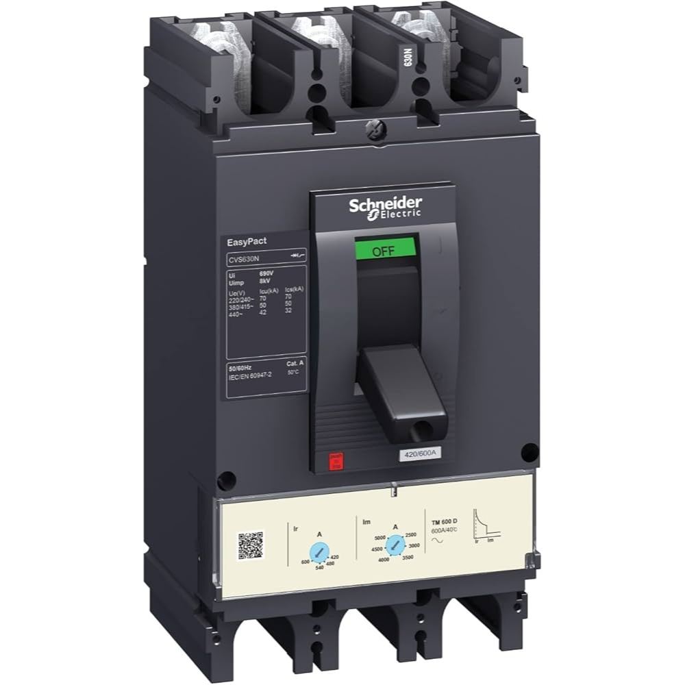 CVS630F /  CVS630N 3P เมนเบรคเกอร์ main breaker 350A - 600A  SCHNEIDER