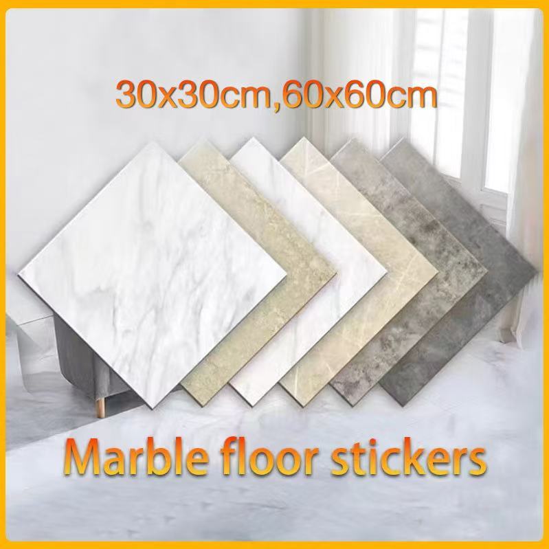 กระเบื้องยางลายหินอ่อน ปูพื้นห้องนอน กระเบื้องยาง 60/30cmออกแบบมาให้ความสวยงาม อายุใช้งานยาวนาน