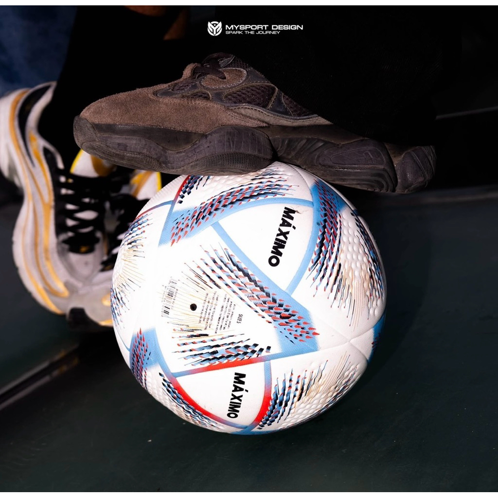 ลูกฟุตบอล MÁXIMO (ของแท้100%) ลูกบอลหลังTPU เย็บด้วยเครื่องจักร