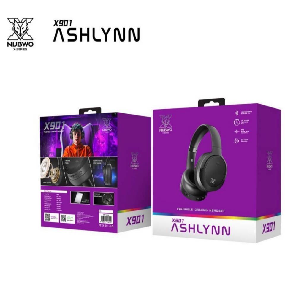 หูฟังไร้สายบลูทูธ NUBWO รุ่น X901 Bluetooth / AUX 3.5 mm. เสียงดี เบสหนักๆ สวมใส่สบาย