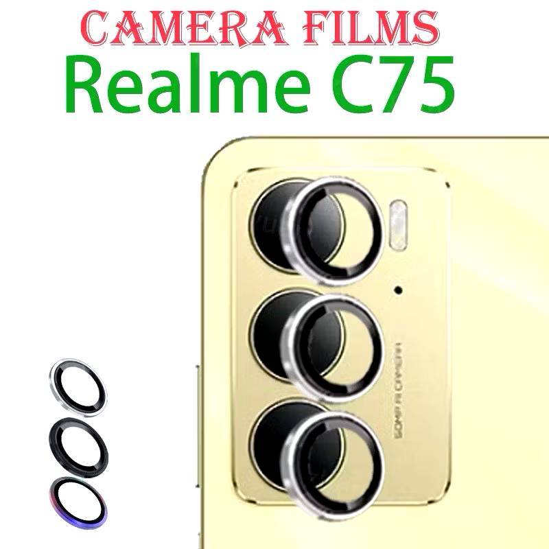 เลนส์กอล้ง วงแหวนคลอบ สำหรับ OPPO Realme C75 C75X Note60 เลนส์กันรอยขีดข่วน