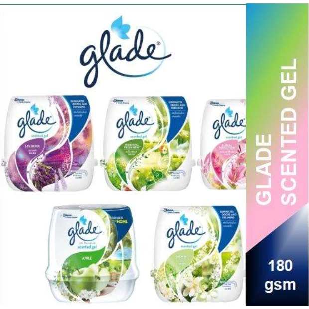 เกลดเซ็นท์เต็ด เจลหอมปรับอากาศ ขนาด 180 กรัม GLADE SCENTED GEL