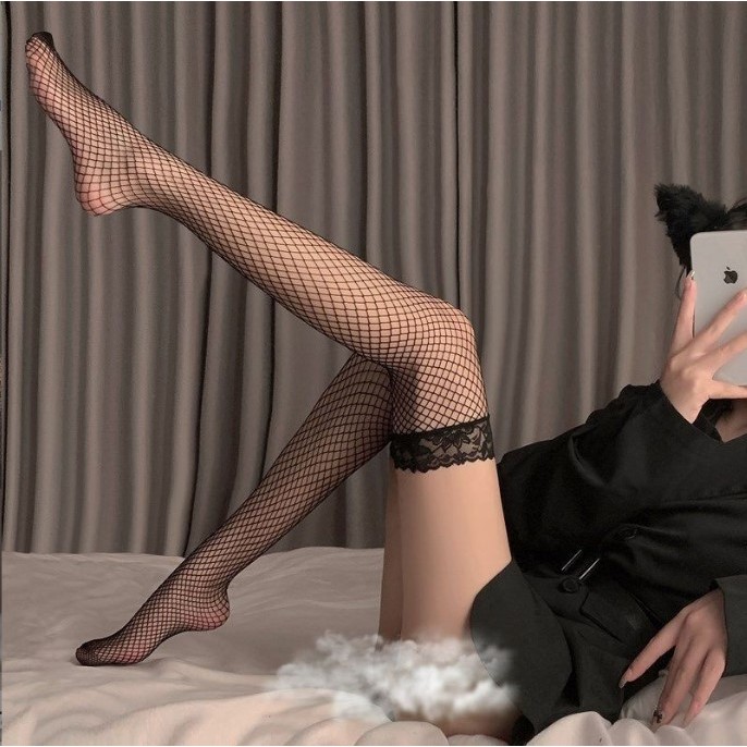 ถุงน่อง ตาข่าย (หลากสี)🌈🌈 FF001 🚚ส่งไวจากไทย1-3วัน ชุดนอนไม่ได้นอน