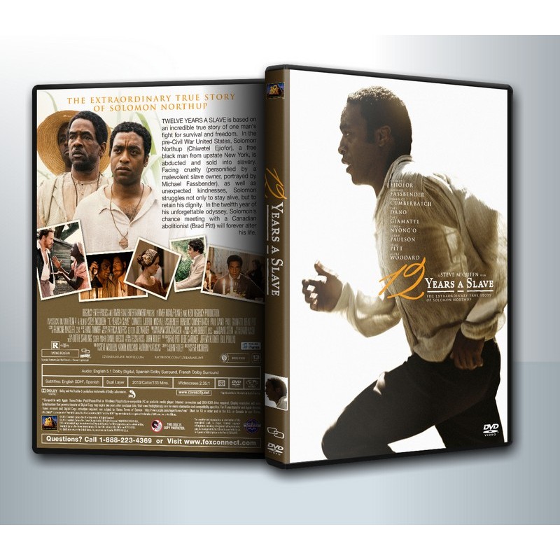 [ DVD Movie มีปก+สกรีนแผ่น ] 12 Years a Slave (2013) ปลดแอกคนย่ำคน ( 1 DVD )