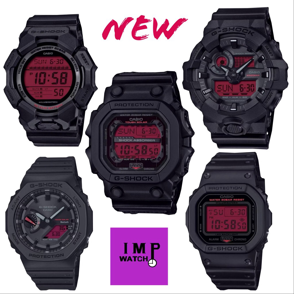 นาฬิกาผู้ชาย G-Shock รุ่น GX-56BBR-1 DW-5600BBR-1 GA-700BBR-1 GA-B2100BBR-1 GD-010BBR-1 ประกัน Cmg 1