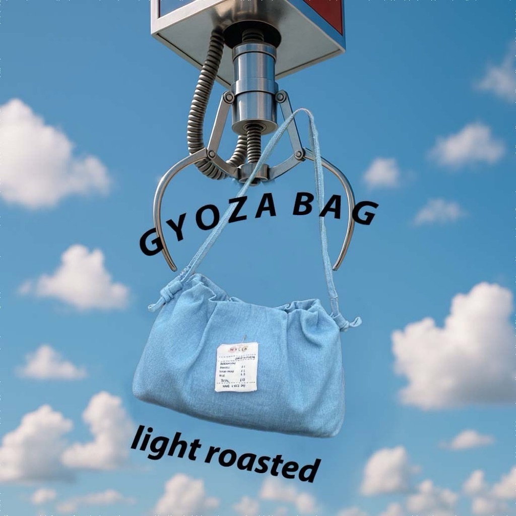 Wyllabrand กระเป๋าผ้า Light Roasted Gyoza Bag