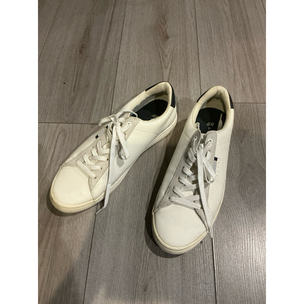 IMITATION LEATHER TRAINERS