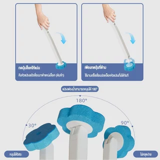 HANYIฟรีรีฟิว6ชิ้น พรีเมี่ยม ที่ขัดห้องน้ำพร้อมแผ่นน้ำยาใช้แล้วทิ้ง ขัดชักโครก ไม้ขัดส้วม ลดกลิ่น สิ่งสกปรก