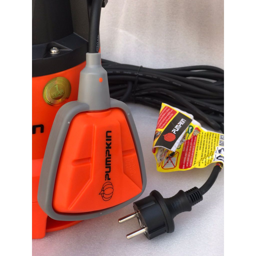 PUMPKIN ปั๊มแช่ดูดน้ำดี/น้ำเสีย 250W ปั๊มจุ่ม ไดโว่ มีสวิตช์ลูกลอย PTT-WTP250DW 50244 - รูปที่ 2