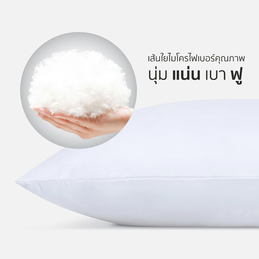 FN หมอนไมโครไฟเบอร์ Essentials 16x24 นิ้ว thumbnail 3