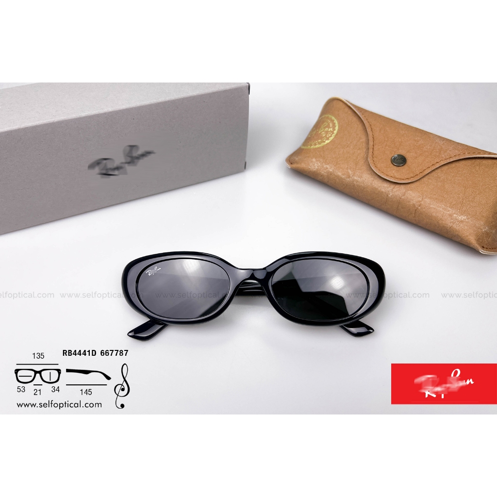 แว่นกันแดด Ray-Ban RB4441D Size 53 ของแท้ รับประกัน 2 ปี ศูนย์ไทย พร้อมบริการหลังการขาย