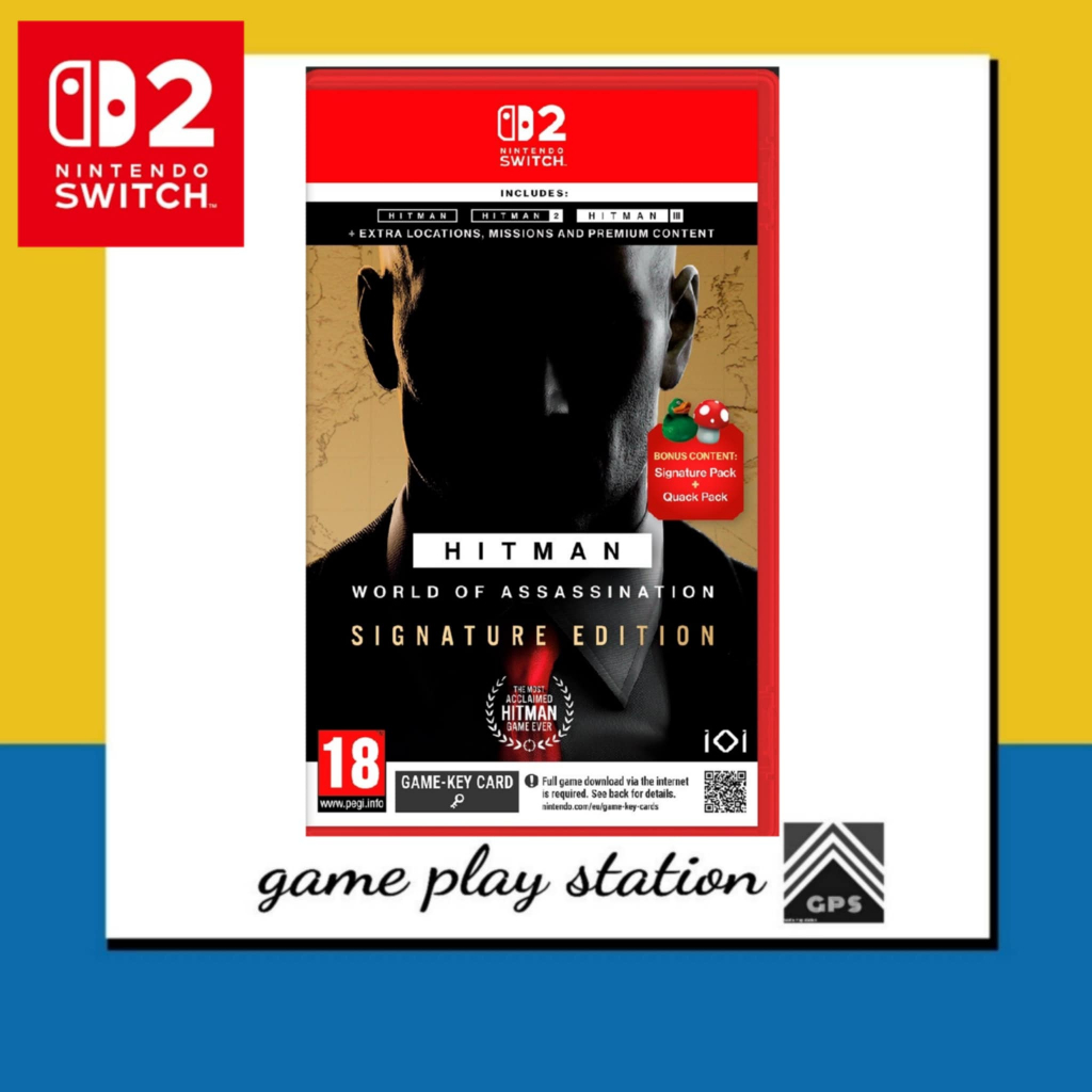 NS2 nintendo switch 2 hitman world of assassination ( english eur ) game key card full game download