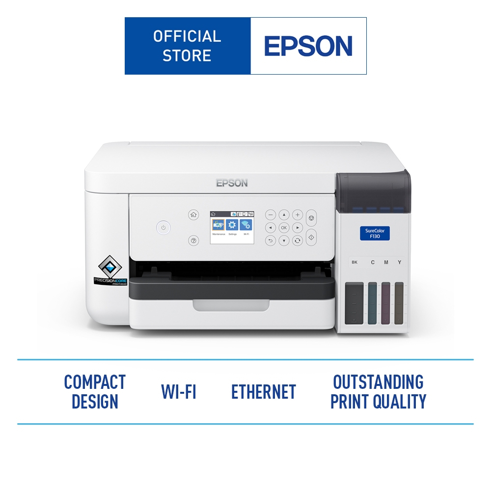 Epson SureColor SC-F130 A4 Dye-Sublimation Textile Printer  (Print) ( ปริ้นเตอร์ )