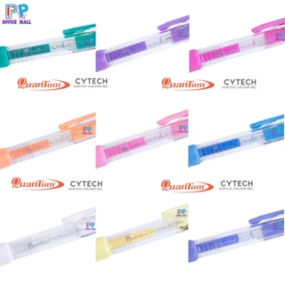 ปากกาเจลสี อะคริลิค Quantum รุ่น Cytech ไซเทค 0.5 มม. บรรจุ 12 ด้าม