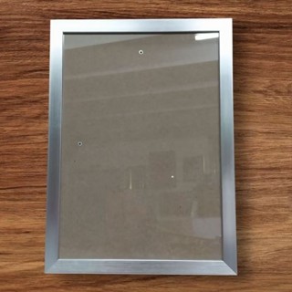 กรอบรูปสีเงินหน้าไม้ 1 นิ้ว(กรอบเปล่า) ใส่ภาพขนาด A3 กระจกใส…