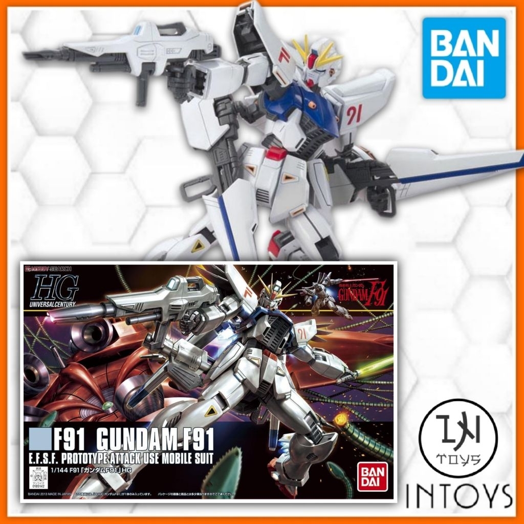 BANDAI - (HG) 1/144 F91 GUNDAM F91 (Ganpla/Gundam Plastic Kits)