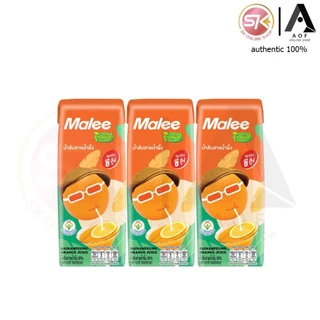 [แพ็ค3] Malee Tropical มาลี ทรอปิคอล น้ำผลไม้ 20% 180 มล. x 3 กล่อง
