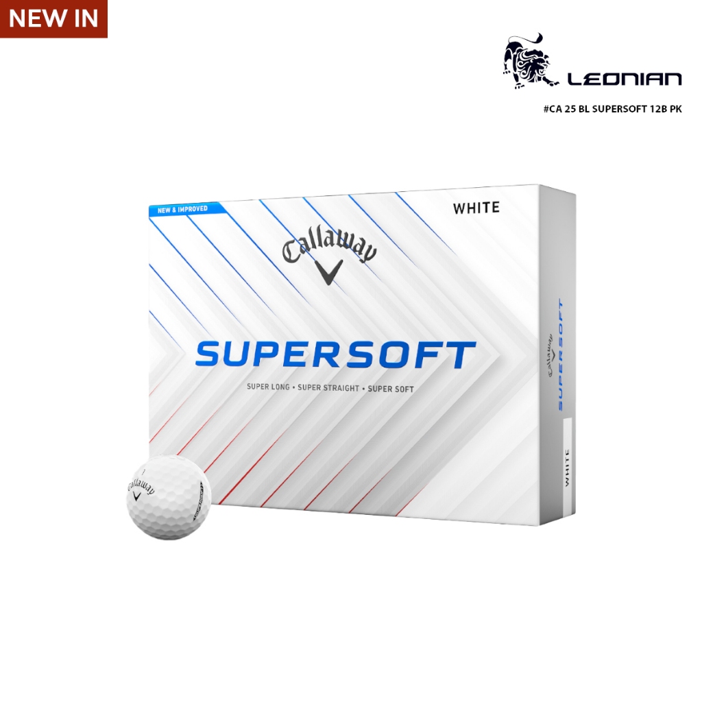 ลูกกอล์ฟ Callaway 25 BL SUPERSOFT 12B PK