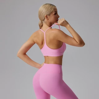 Cosleaf สปอร์ตบราผู้หญิงY-Back Bra ฟองน้ำถอดได้ Support ดี เหมาะวิ่ง โยคะ ฟิตเนส ใส่สบาย ระบายอากาศดี ใส่ได้ทุกวัน