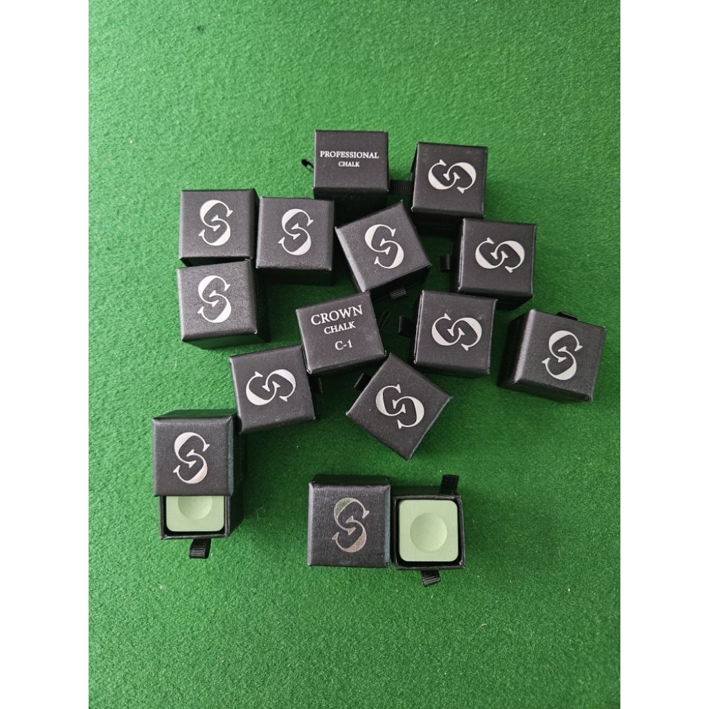 ช็อคCROWN CHALK C-1ฝนหัวไม้คิวสนุ๊กเกอร์