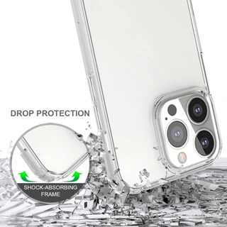 เคสใส สำหรับiPhone ใหม่ล่าสุด 🔥TPU+PC🔥เคสกันกระแทก รุ่น 11/17 Air/16 Pro Max/16E//15/14/13/12/XR/XS Max/8/ 7 Plus