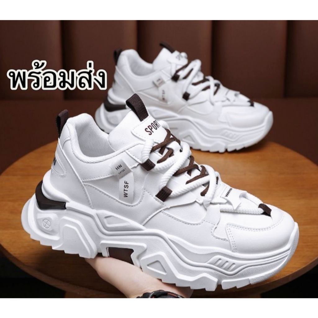 New!!Marian{มีไซส์39-44}รองเท้าผ้าใบลำลอง ทรงสปอร์ตสำหรับผู้ชาย สินค้าตรงปก พร้อมส่ง A0495