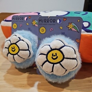 FLUFFY OMELET COLLECTION กระจกส่องหน้าพกพา กระจกแต่งหน้า