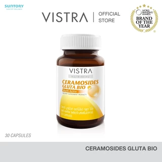 [1 แถม 1] VISTRA NUTRIBEAU Ceramosides Gluta Bio Multi Activ 30 Capsules - วิสทร้า นูทริบิวท์ เซราโมไซด์