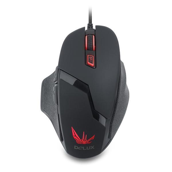 Mouse Gamer Delux c/Cable USB M612