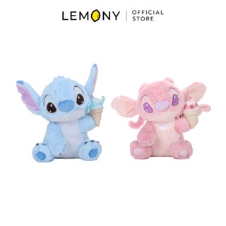 LEMONY ตุ๊กตาสติช&แองเจิล แบบนั่งถือไอศกรีม ขนาด 23CM Stitch…