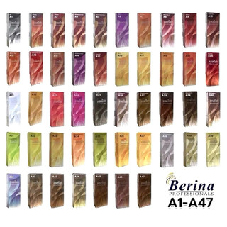 ครีมย้อมผม เบอริน่า มี 47 เฉดสีให้เลือก(1หลอด)