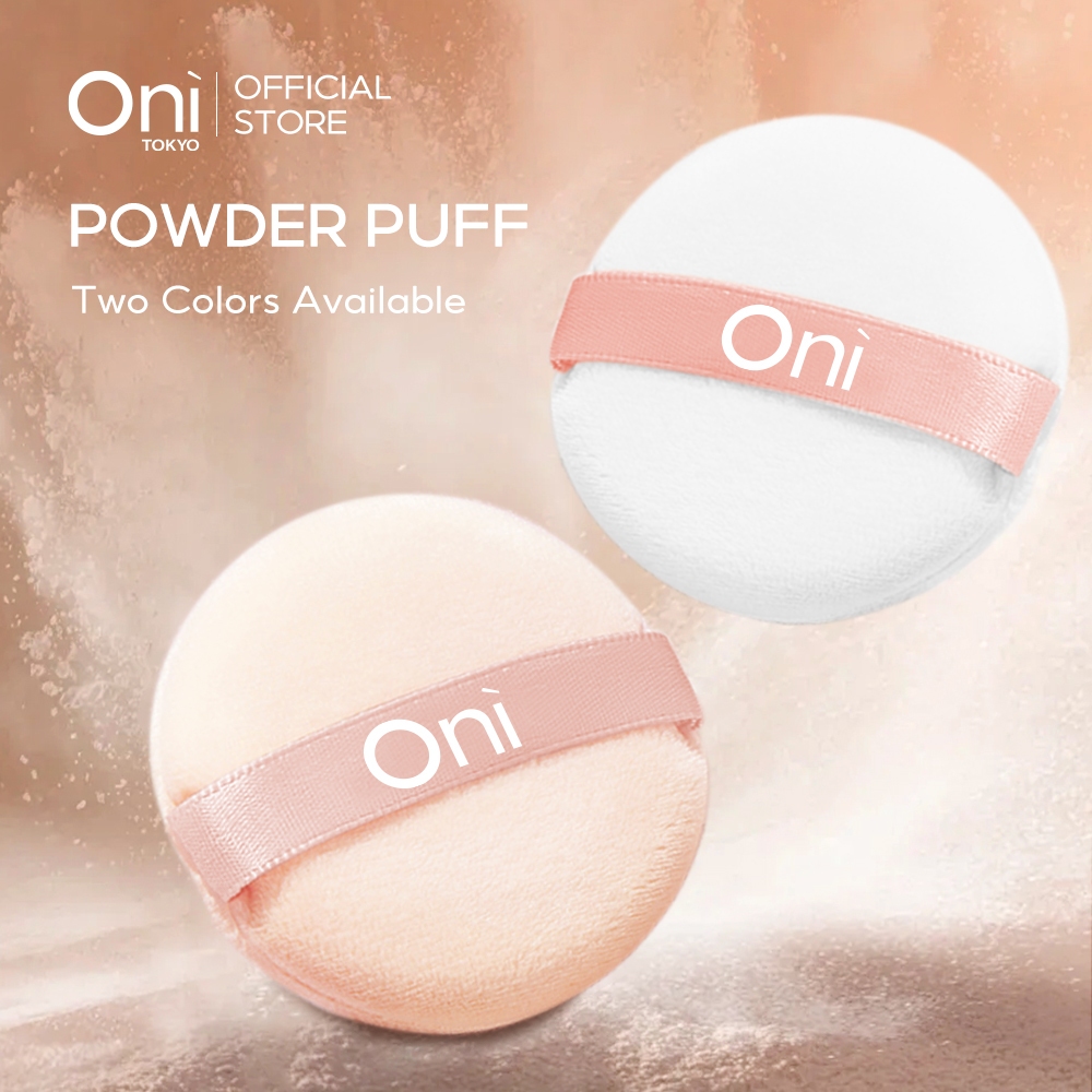 Oni Ultra Soft Velour Body Powder Puff-A