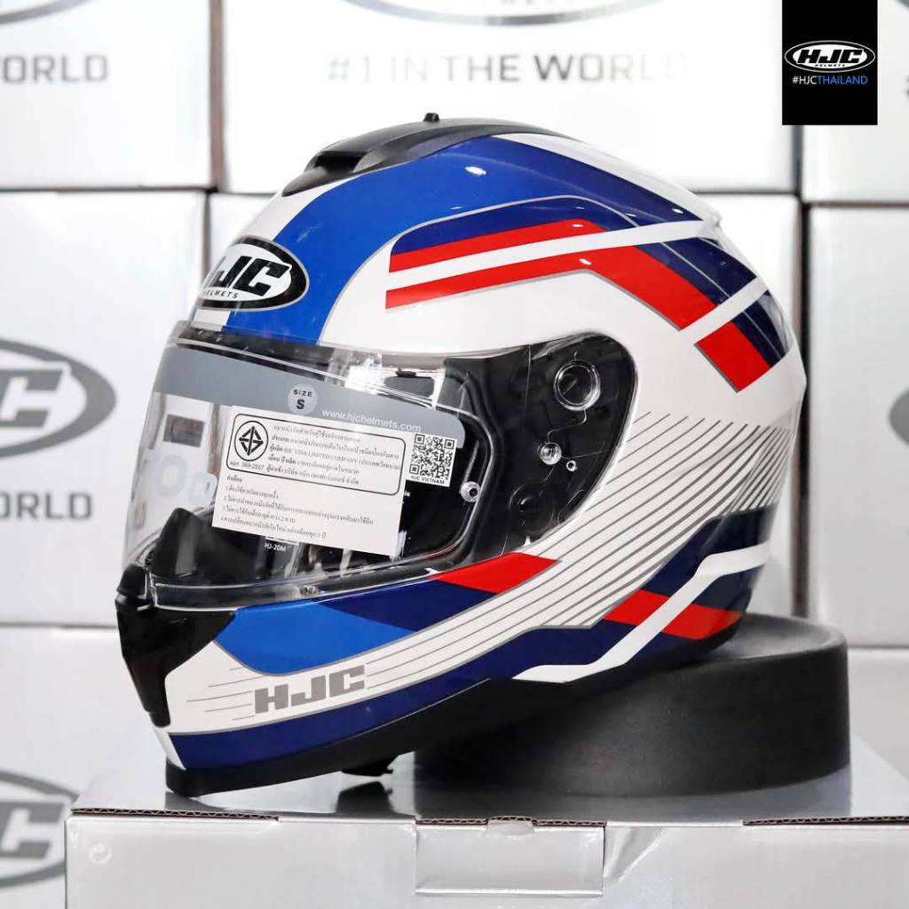 หมวกกันน็อค HJC รุ่น C70N ลาย BELIS มีแว่นดำกันแดด