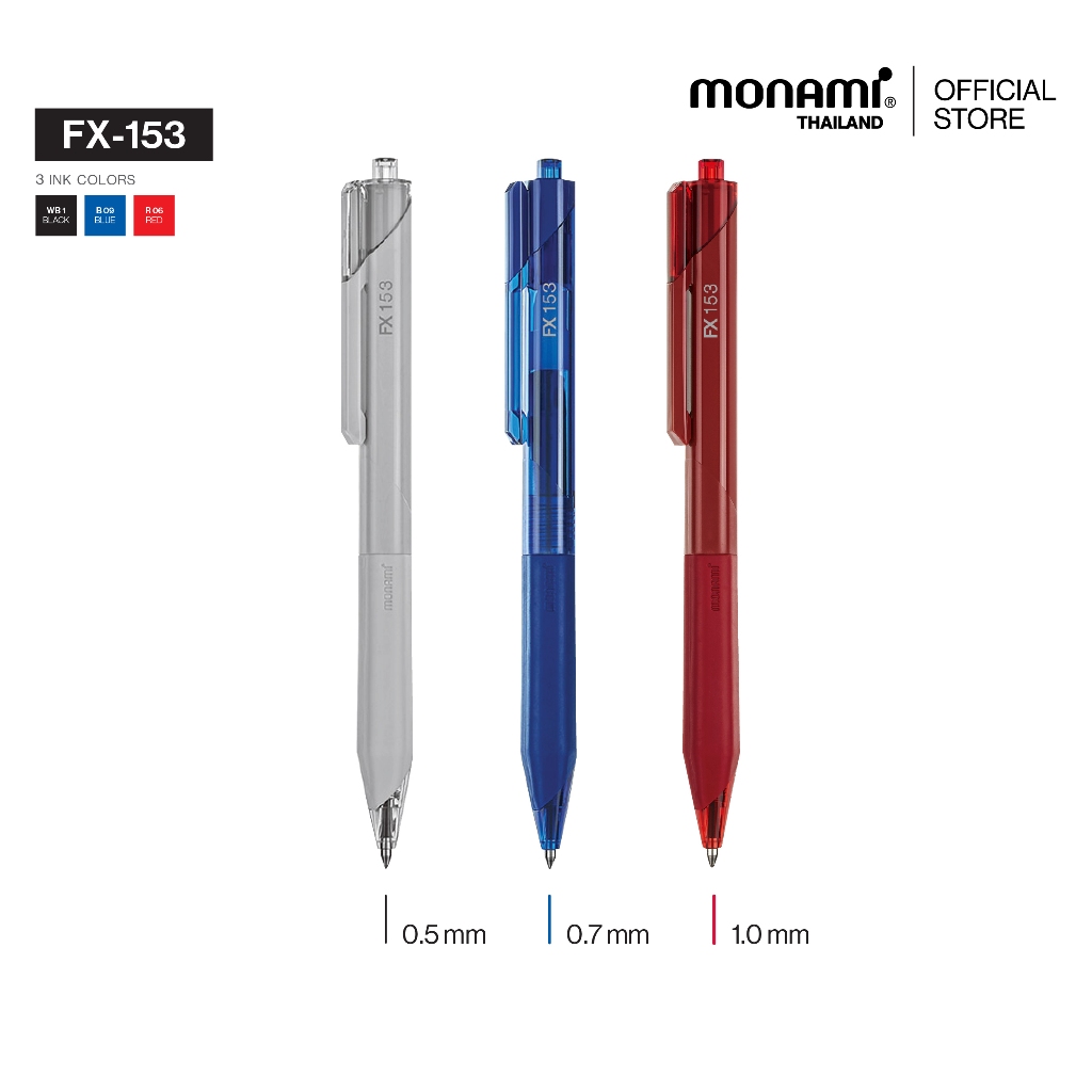 Monami ปากกาลูกลื่น รุ่น FX 153