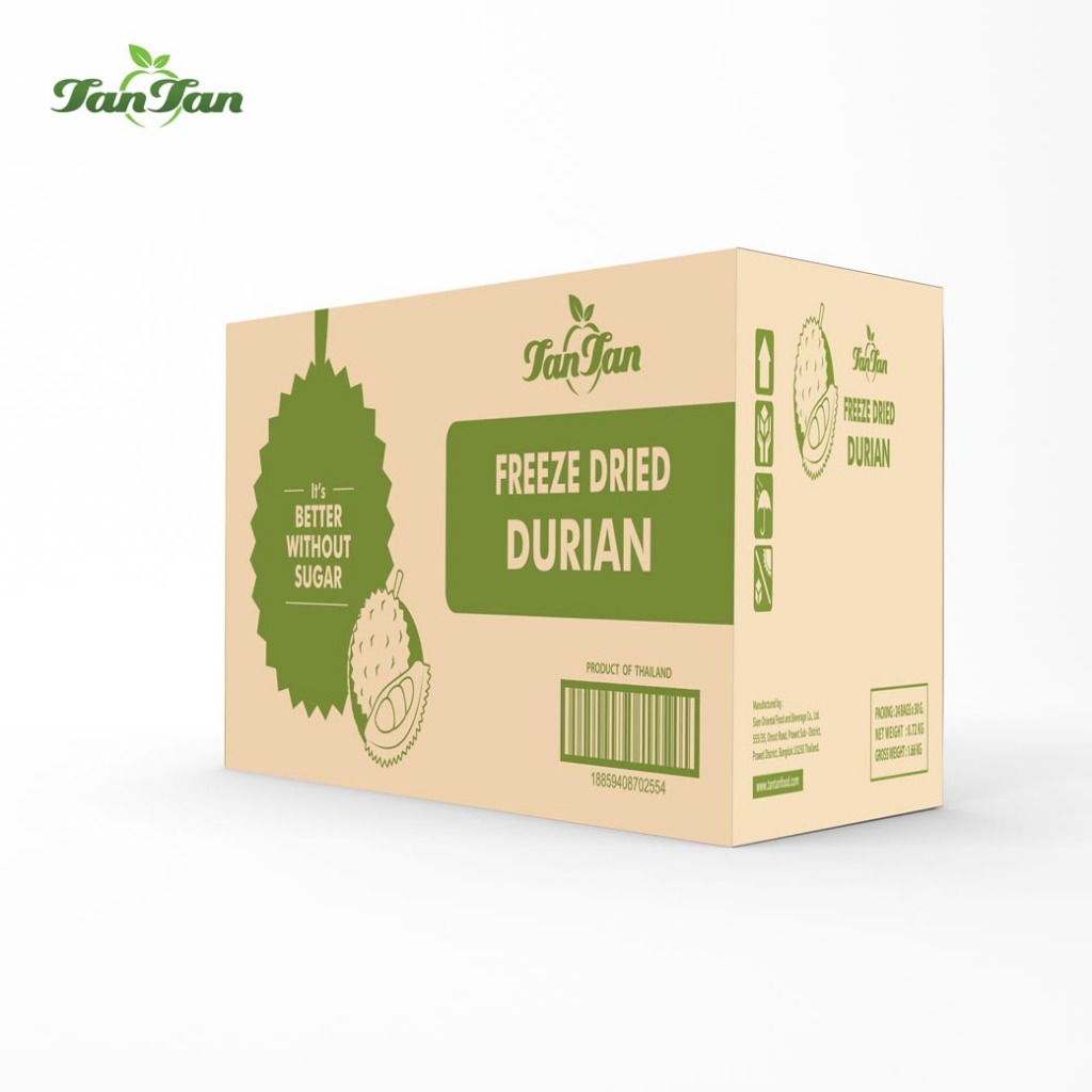 ทุเรียนอบกรอบ ยกลัง 24 ซอง