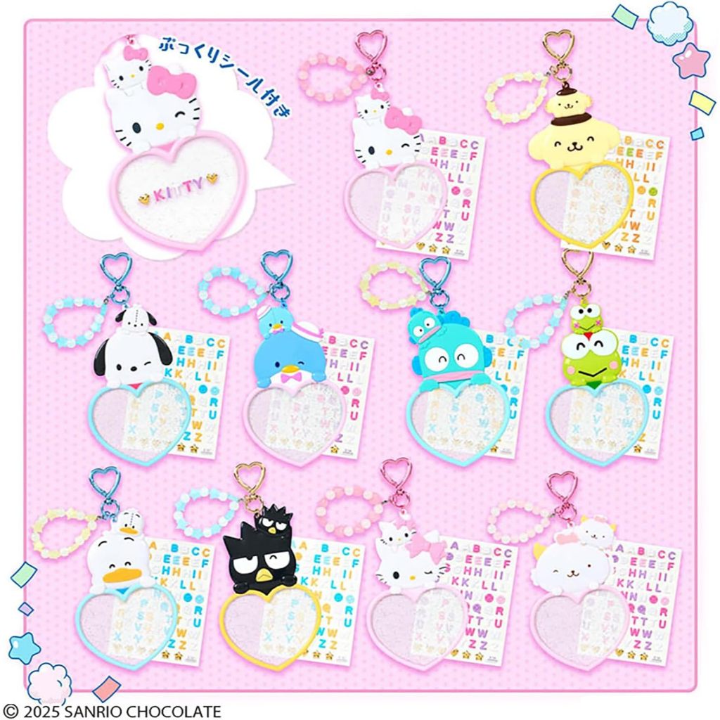 🍒 พร้อมส่ง 🍒 แท้ 100% Sanrio Hello Kitty Custom Keychain Holder ป้ายห้อย