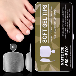SOFT GEL -600ชิ้น มี15เบอร์ ครบไซส์ ตะไบโคนแล้ว ทำเล็บ