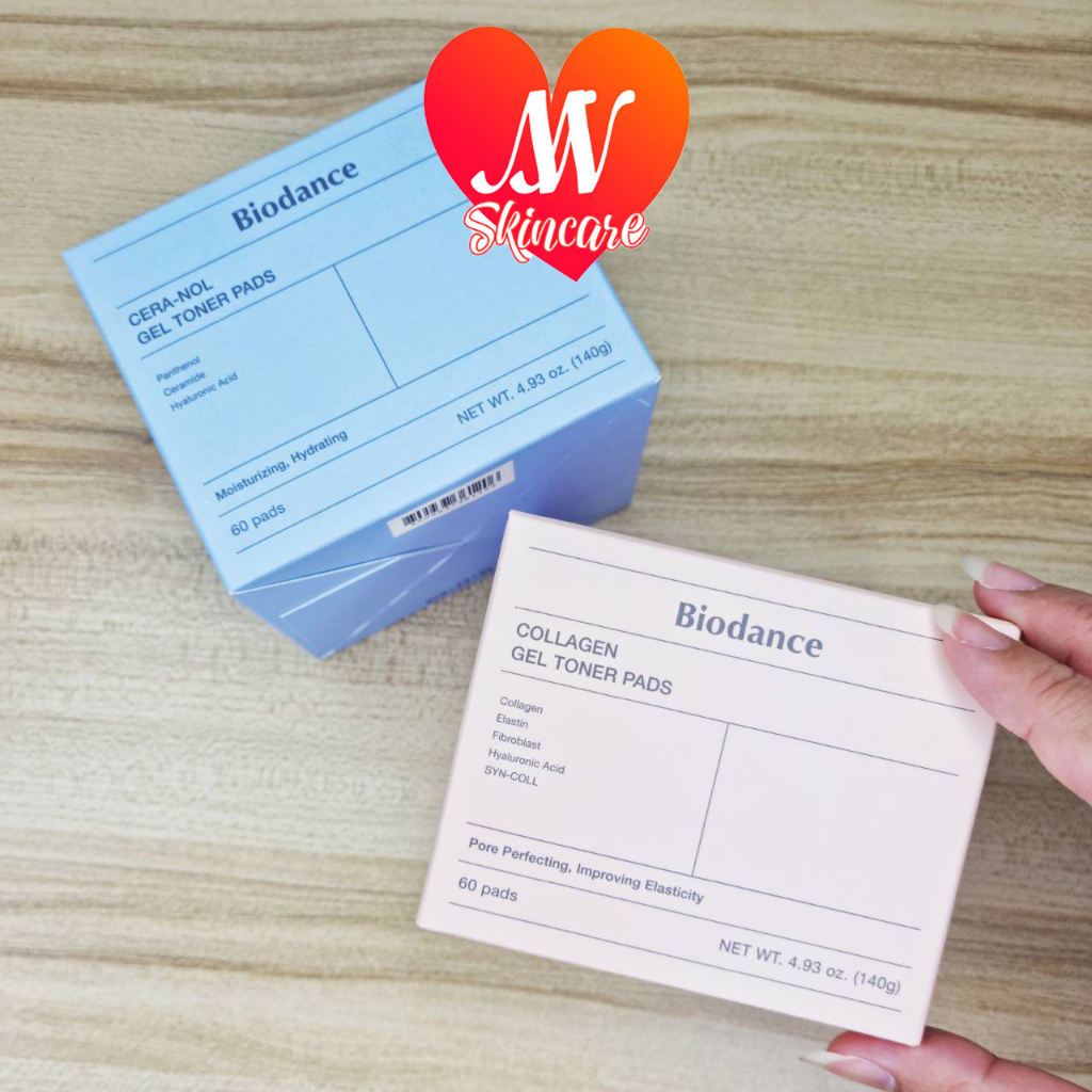 ถูก🔥แท้✔ส่งไวทันใจ🚚 Biodance Collagen, Cera-nol Gel Toner Pads 60pads 140g โทนเนอร์แพด ไบโอแดนซ์ คอล