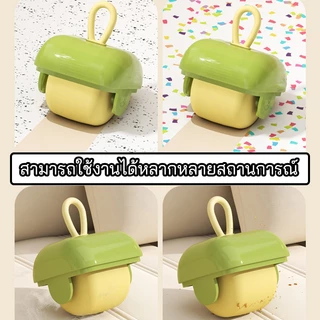 ลูกกลิ้งเก็บฝุ่น ลูกกลิ้งทำความสะอาด กําจัดฝุ่นกําจัดขนสัตว์เลี้ยง นํามาใช้ใหม่กําจัดแปรงล้างทําความสะอาด
