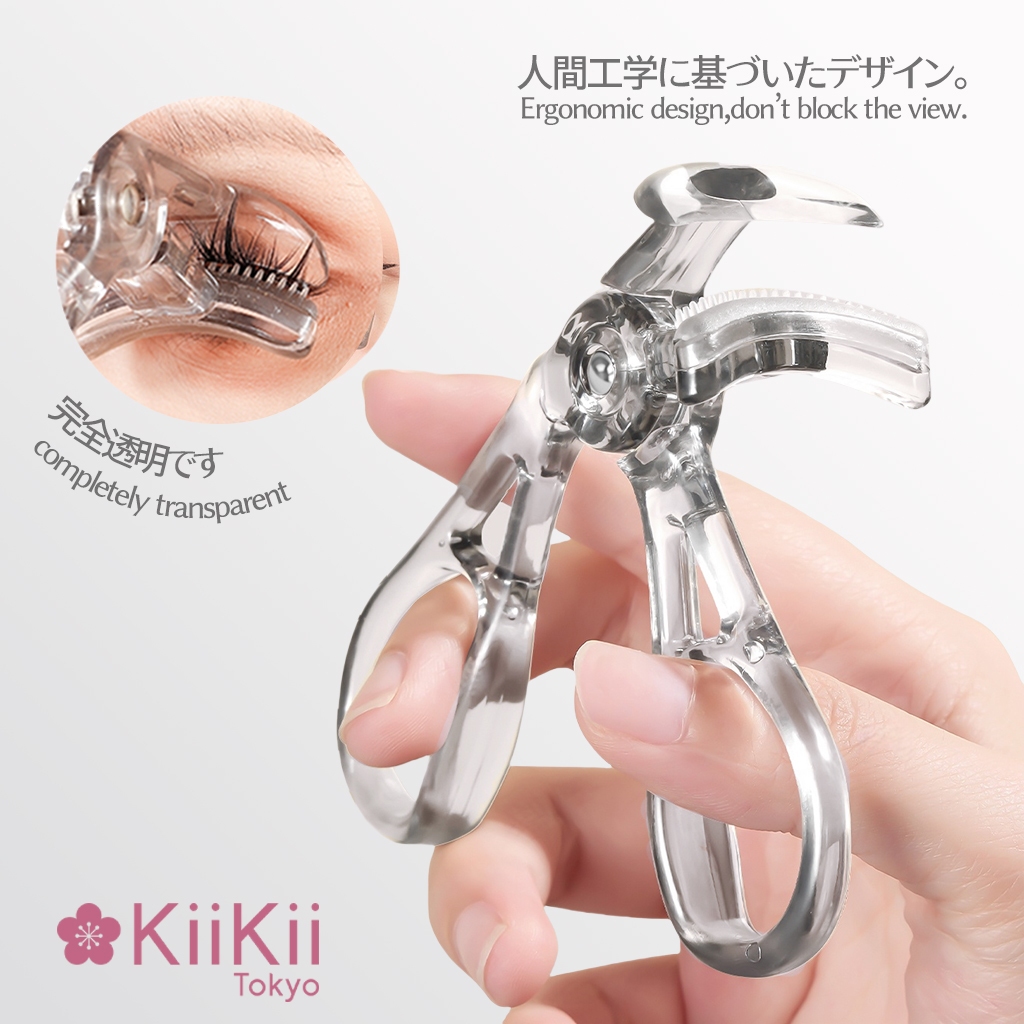 KiiKii ที่ดัดขนตาสำหรับทุกตาชนิด ดัดง่ายโค้งงอนสวย ที่ดัดขนตาแบบมีหวีในตัว เรียงเส้นเป๊ะไม่ติดกัน เรียงเส้นสวย รูปที่ 2