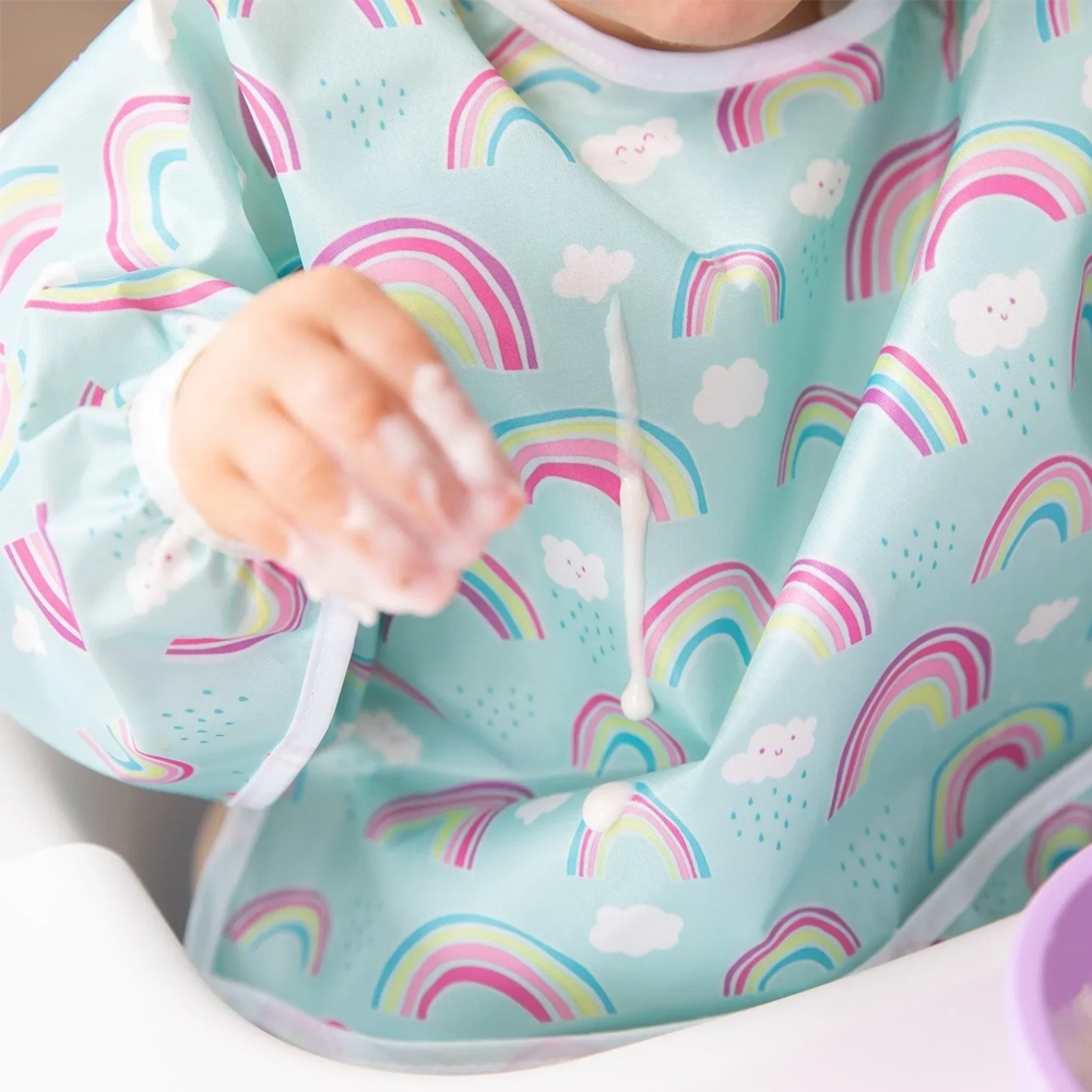 BUMKINS ผ้ากันเปื้อนแขนยาว รุ่น Sleeved Bib 6-24 เดือน ราคา ถูกที่สุด ดีลบีเคเค แกลเลอรีภาพที่ 4