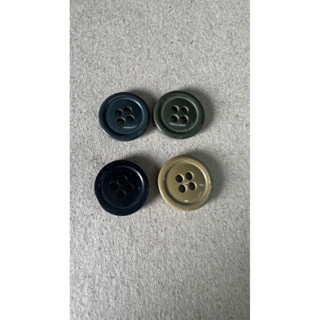 กระดุมเครื่องแบบทนร้อนทนไฟขนาด1.8เซนติเมตรสีขี้ม้า ดำ กากี ก…