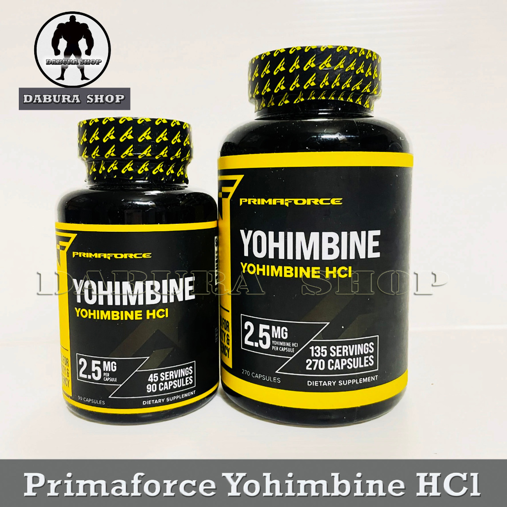 Primaforce Yohimbine HCl 2.5 mg 90/270 Vegetarian Capsules