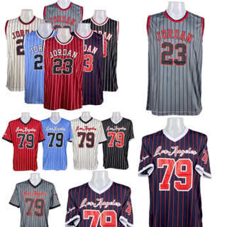 (ใช้โค้ดลดได้) เสื้อเจอร์ซี่ เสื้อบาส แขนกุด แขนสั้น เสื้อลา…