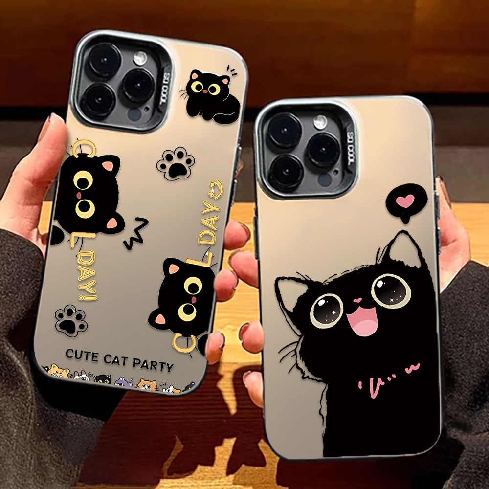 ✅ IMD เคส OPPO A5 Pro A18 A15 A57 A3X A16 A17 A60 A79 A78 A54 A5s A58 A53 A12 A38 A77 5G เคสกันกระแทกฝาหลังชุบเงินหรูหรา