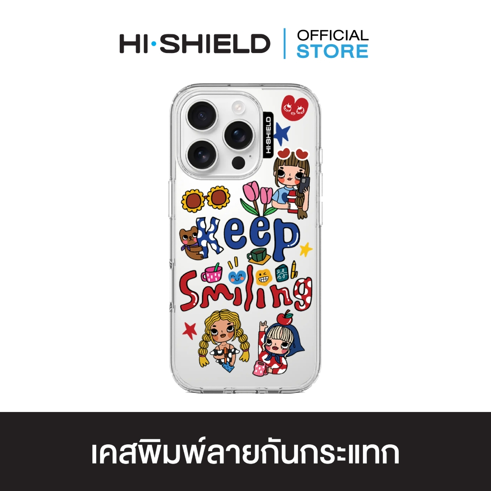 HI-SHIELD เคสใสกันกระแทก iPhone รุ่น Debby S181 [เคส iPhone17,iPhone16,iPhone15,iPhone14,iPhone13,iPhone12]