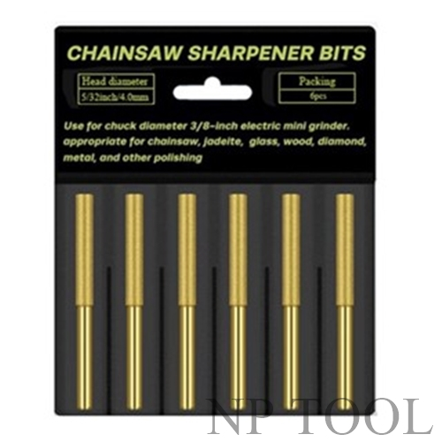 NP-351 หินลับคมเลื่อยยนต์ สําหรับเลื่อยโซ่ไฟฟ้า 6 ชิ้น