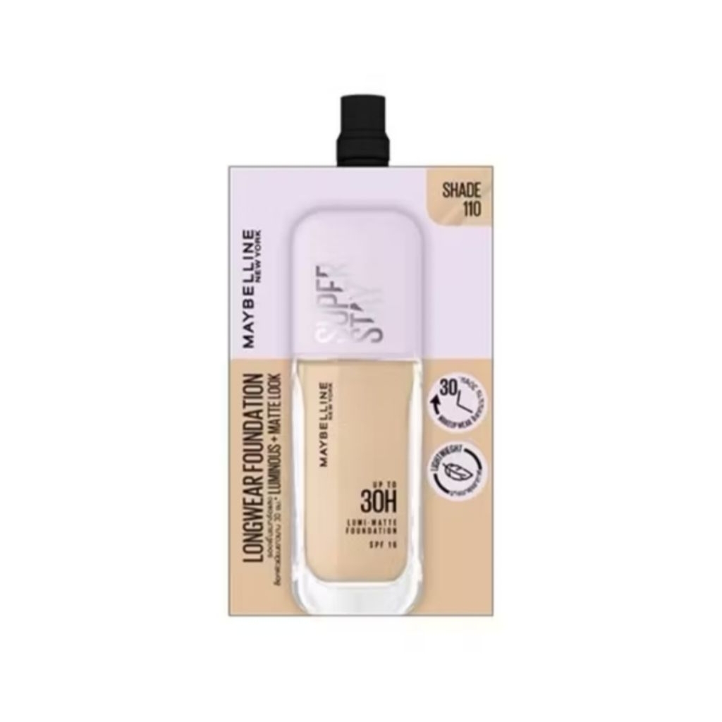 ส่งฟรี/มีไลฟ์  [ซอง] Maybelline New York Super Stay Lumi Matte Foundation 5ml เมย์เบลลีน  รองพื้นซอง 5ml - รูปที่ 4